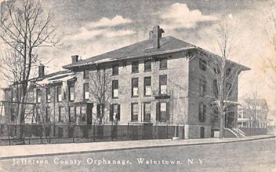 Jefferson County Orphanage Watertown, New York Postcard