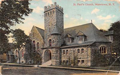 St Paul Watertown, New York Postcard