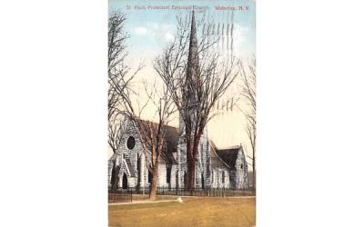 St Paul's Protestant Episcopal Church Watertown, New York Postcard