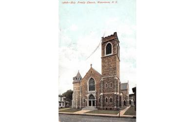 Holy Family Church Watertown, New York Postcard