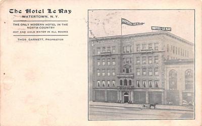 Hotel Le Ray Watertown, New York Postcard