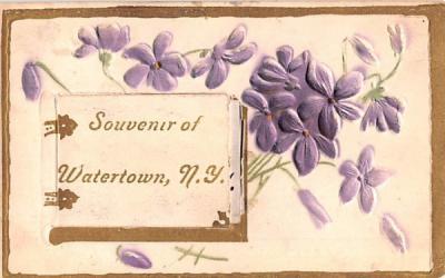 Souvenir of Watertown, New York Postcard