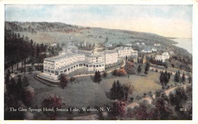 Glen Springs Hotel Watkins, New York Postcard