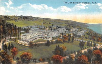 The Glen Springs Watkins, New York Postcard