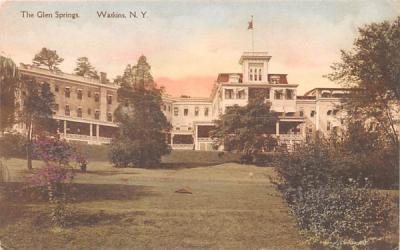 The Glen Springs Watkins, New York Postcard