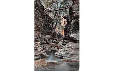 Elfin Gorge Watkins Glen, New York Postcard