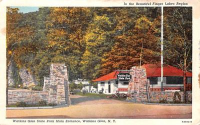Watkins Glen State Park New York Postcard