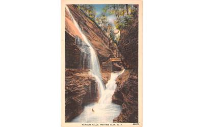 Rainbow Falls Watkins Glen, New York Postcard