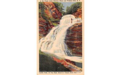 Lucifer Falls Watkins Glen, New York Postcard
