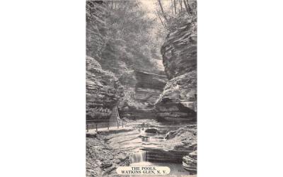 The Pools Watkins Glen, New York Postcard