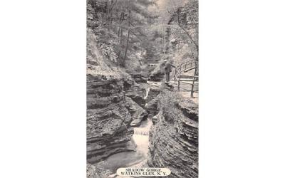 Shadow Gorge Watkins Glen, New York Postcard