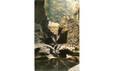 Majestic Pools Watkins Glen, New York Postcard