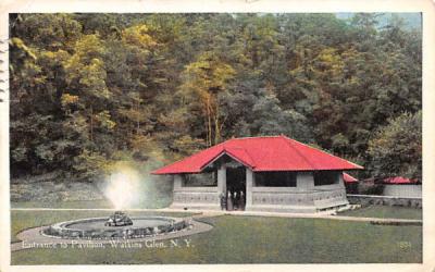 Pavilion Watkins Glen, New York Postcard