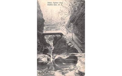 Fairies' Pool Watkins Glen, New York Postcard