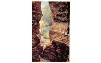 Whirlwind Gorge Watkins Glen, New York Postcard