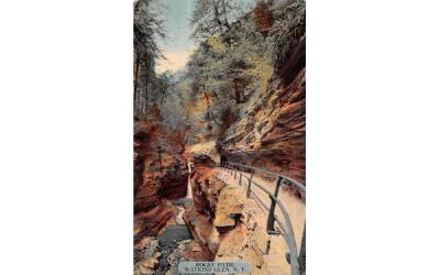 Rocky Path Watkins Glen, New York Postcard