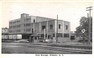 Cold Storage Webster, New York Postcard