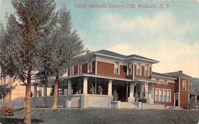 Wellsville Country Club New York Postcard