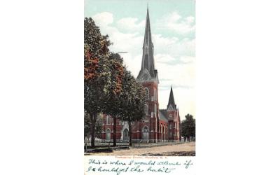 Presbyterian Church Westfield, New York Postcard