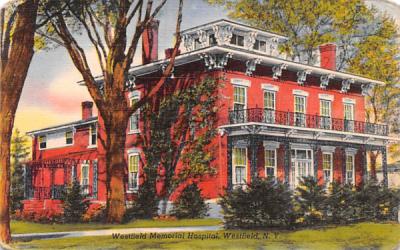 Westfield Memorial Hospital New York Postcard