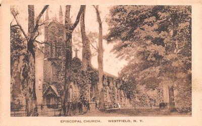 Episcopal Church Westfield, New York Postcard