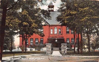 High School West Winfield, New York Postcard