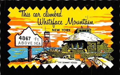 Summit House Whiteface Mountain, New York Postcard