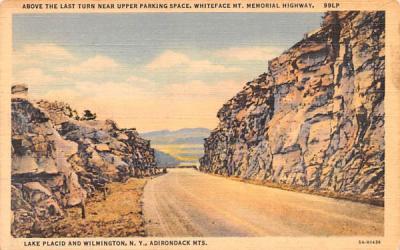 Whiteface Mt Memorial Highway Wilmington, New York Postcard