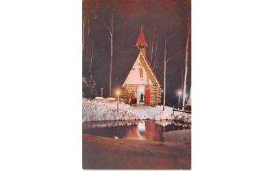 Santa's Chapel Wilmington, New York Postcard