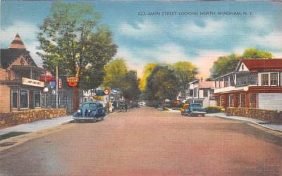Main Street Windham, New York Postcard