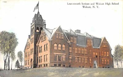 Leavenworth Institute Wolcott, New York Postcard