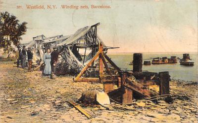 Winding Nets Westfield, New York Postcard