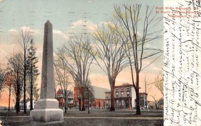 Hugh White Monument Whitesboro, New York Postcard