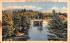 Bridge over Schroon River Warrensburg, New York Postcard