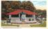 Fountain & Pavilion Watkins Glen, New York Postcard
