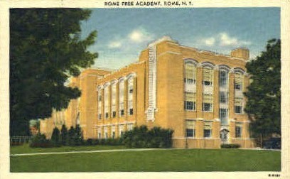 Rome Free Academy - New York NY Postcard