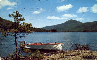 Lake George - Adirondack Mts, New York NY Postcard