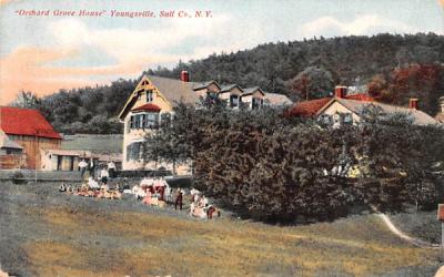 Orchard Grove House Youngsville, New York Postcard