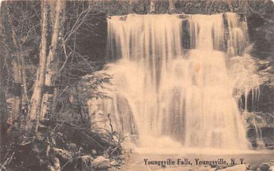 Youngsville Falls New York Postcard