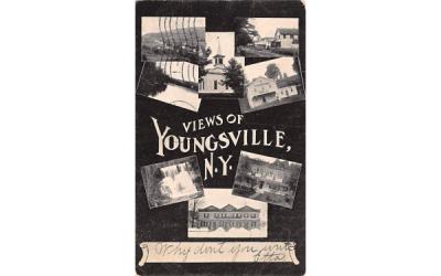 Views of Youngsville, New York Postcard