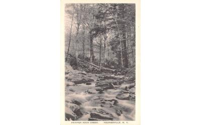 Painter Rock Creek Youngsville, New York Postcard