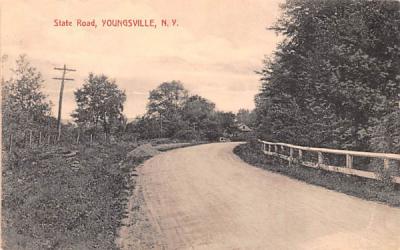 State Road Youngsville, New York Postcard