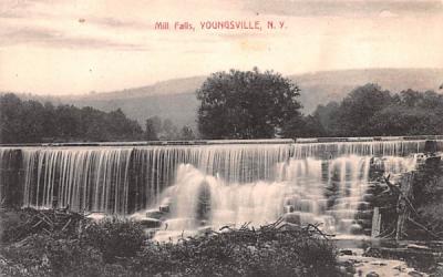 Mill Falls Youngsville, New York Postcard