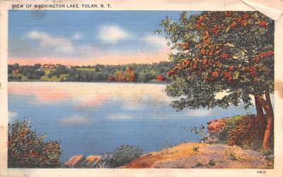 Washington Lake Yulan, New York Postcard