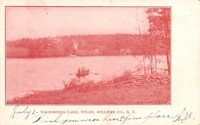 Washington Lake Yulan, New York Postcard
