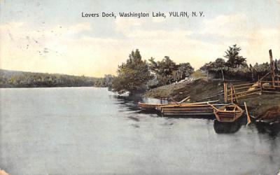 Lovers Dock Yulan, New York Postcard