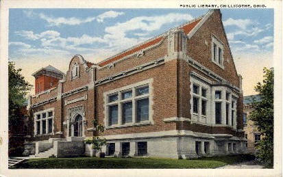 Public Library - Chillicothe, Ohio OH Postcard