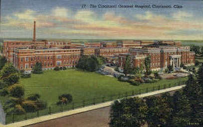 The Cincinnati General Hospital - Ohio OH Postcard