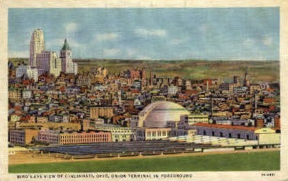 Union Terminal - Cincinnati, Ohio OH Postcard
