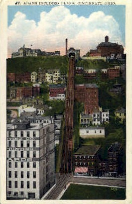 Mt. Adams Incline - Cincinnati, Ohio OH Postcard